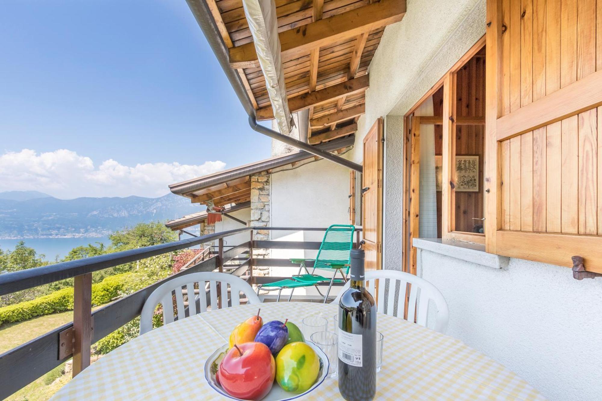 Casa Bella Vista Mit Balkon Apartman San Zeno di Montagna Kültér fotó